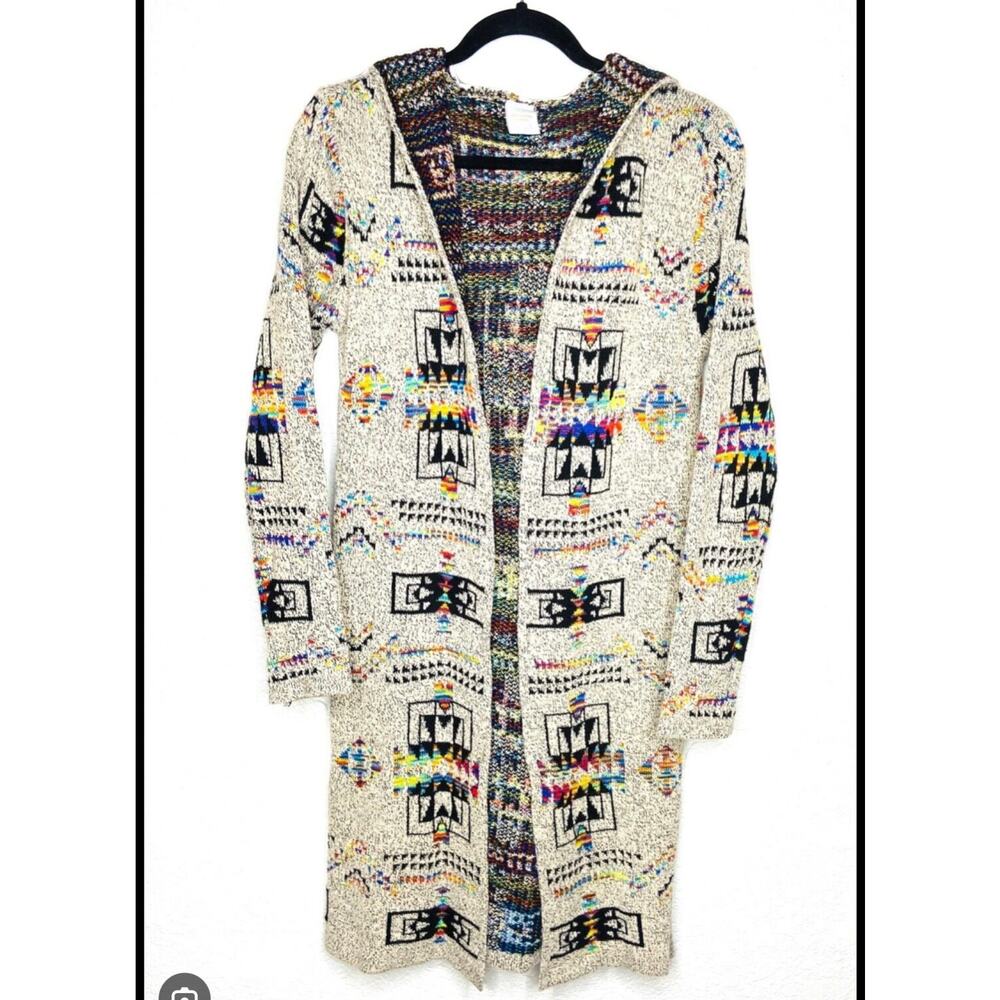 Northern Angel Opw front hooded long cardigan Small